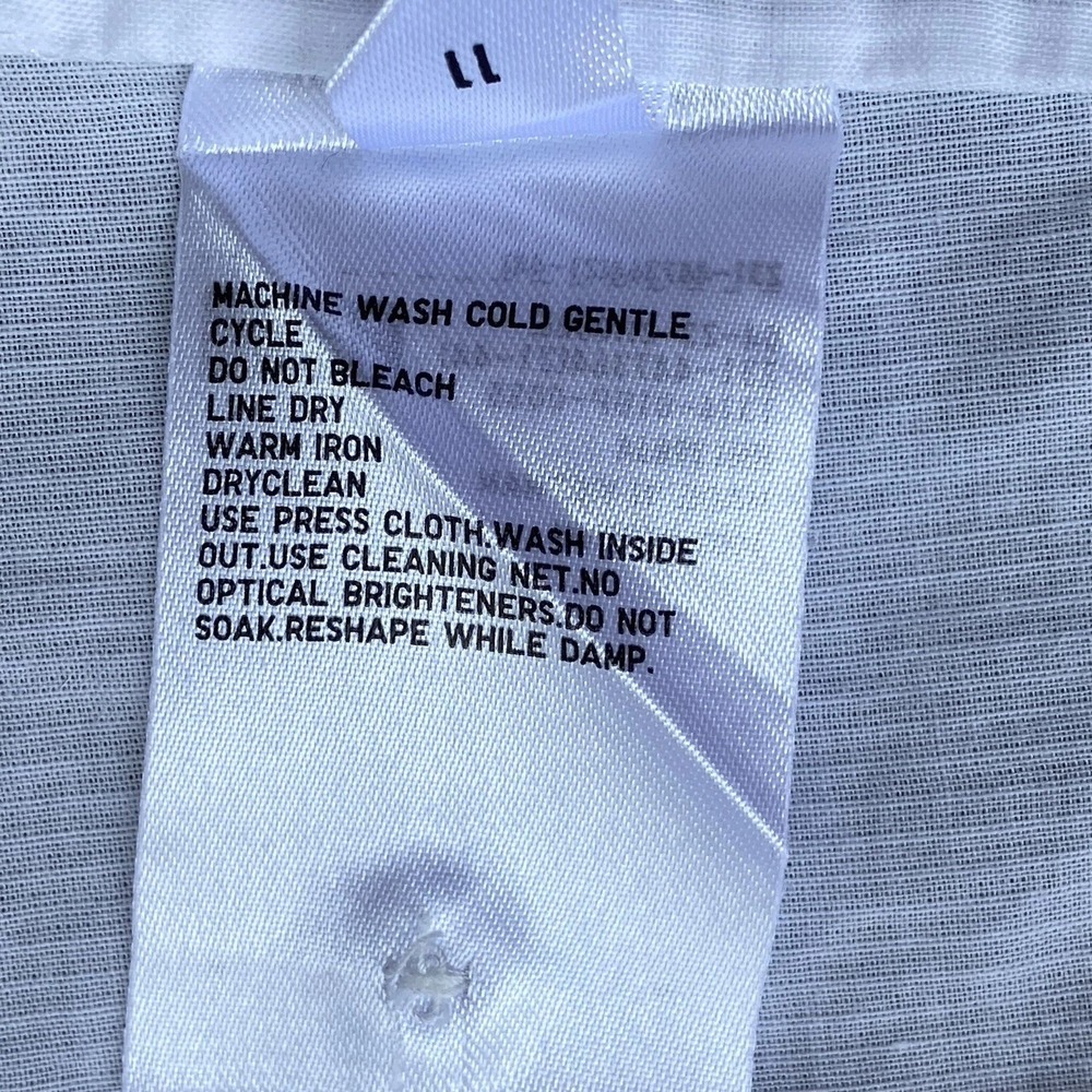 Uniqlo Ines De La Fressange Popover Top Shirt Size M White Pintuck Cottagecore - Picture 8 of 9